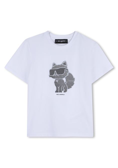 T-shirt con logo KARL LAGERFELD KIDS | Z3115310P